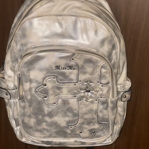 Miss Me Silver Backpack